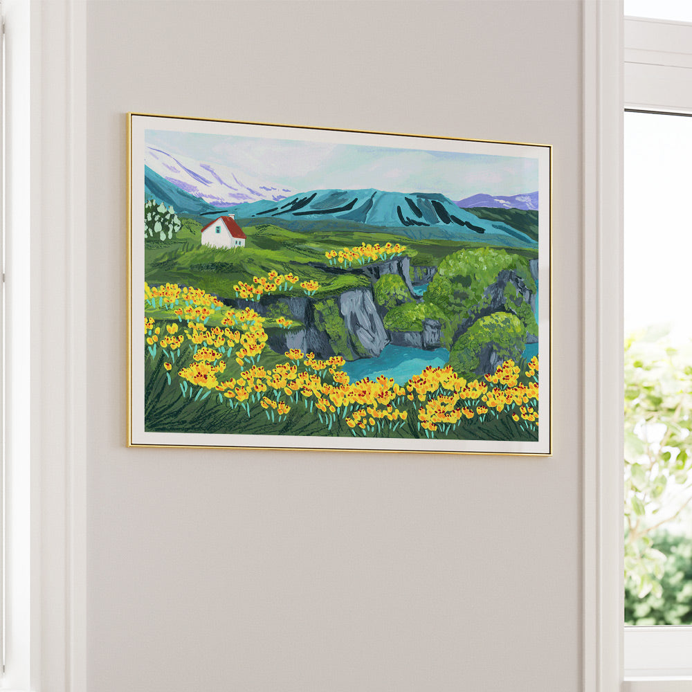 Arnarstapi Canvas Painting - XS / Matte Paper / Rolled Art - Nook At You