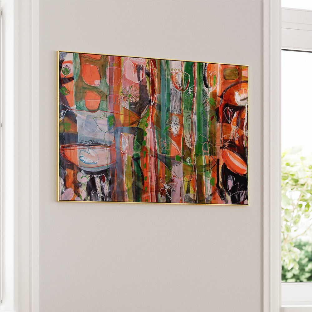 Jardin Tropical I Canvas Painting - XS / Matte Paper / Rolled Art - Nook At You