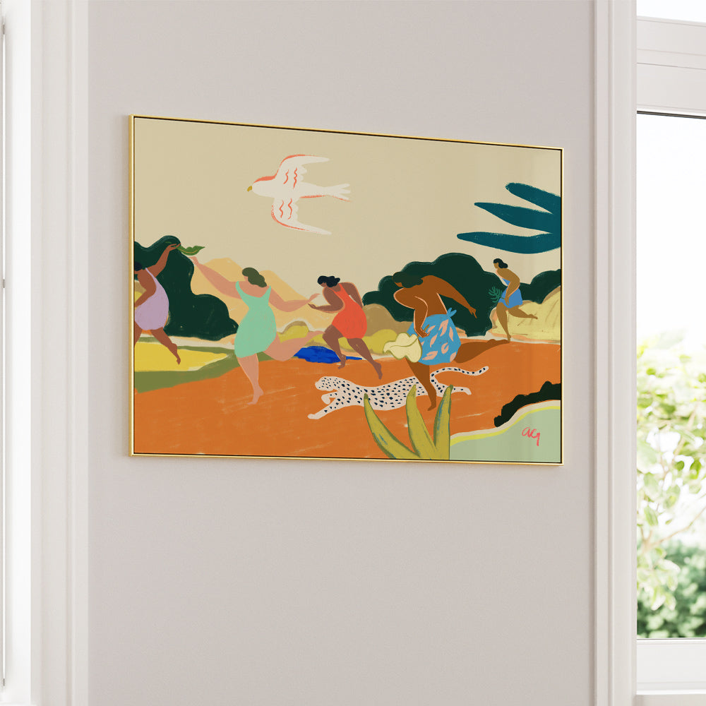Run - 5XL / Canvas / Rolled Art - Nook At You