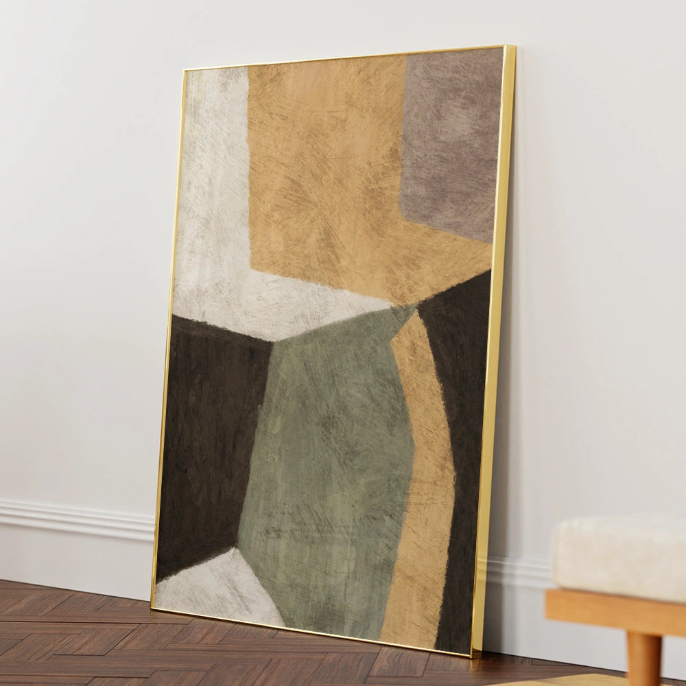 Hues Abstract Wall Art Print - XS / Matte Paper / Rolled Art - Nook At You