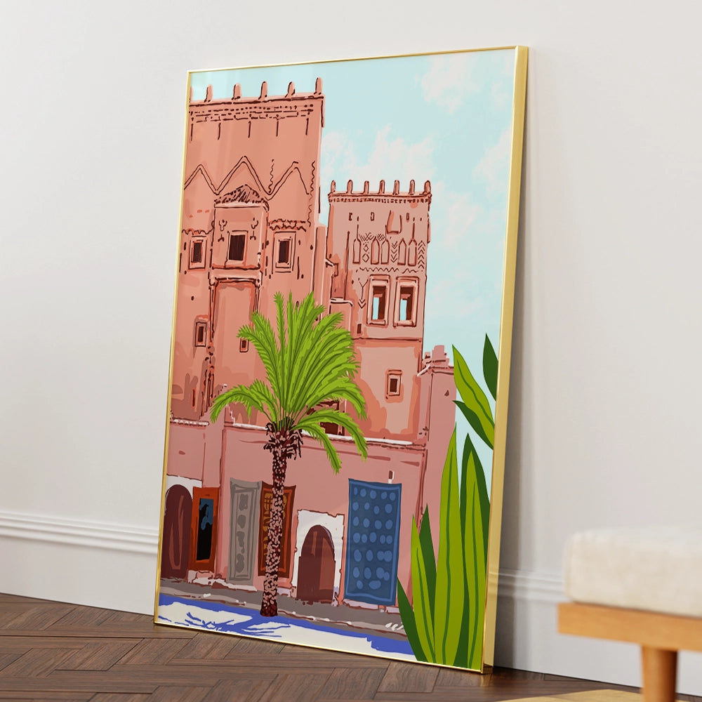Life In Morocco Botanical Art Poster - XS / Matte Paper / Rolled Art - Nook At You