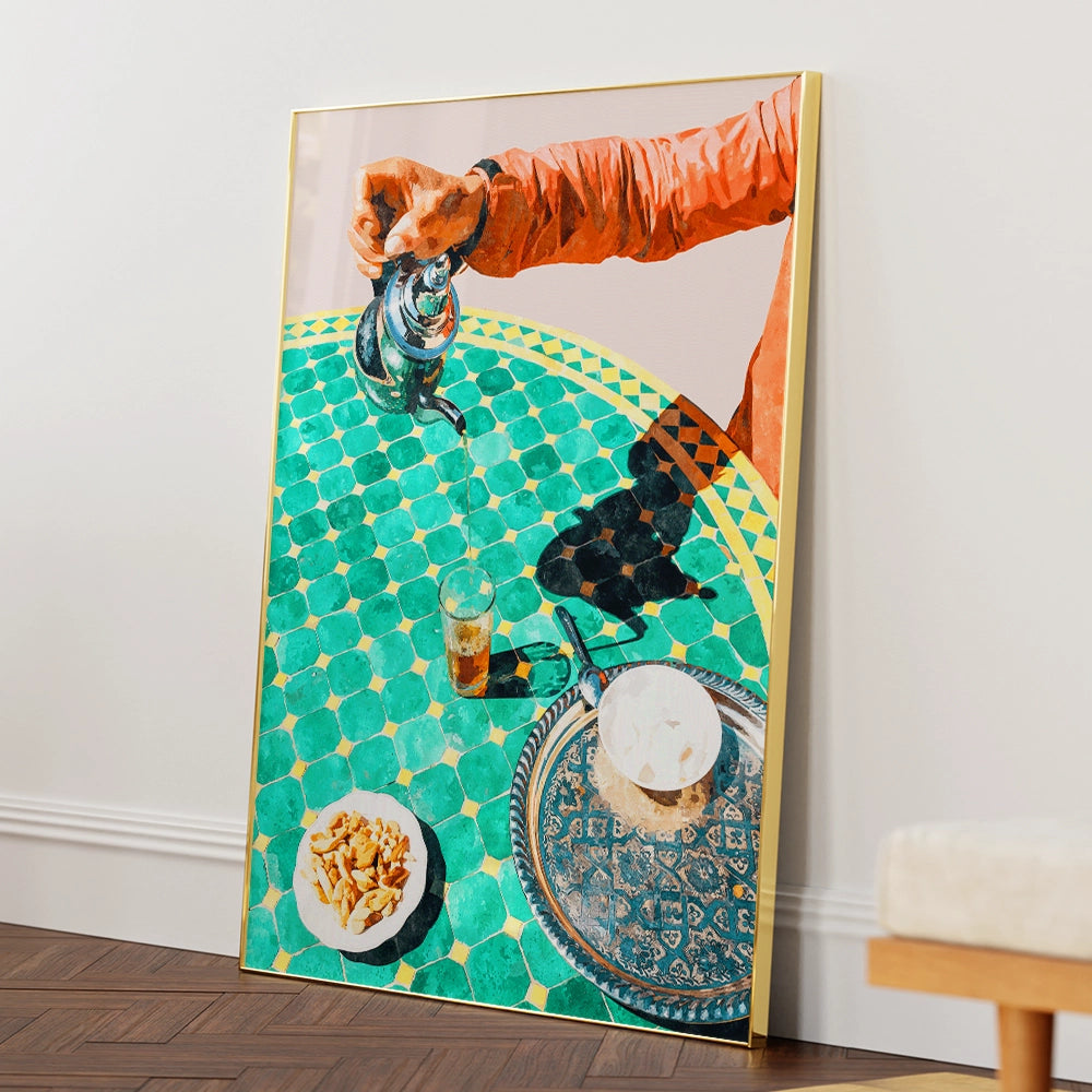 Masala Chai Wall Art Designs For Bedroom - XS / Matte Paper / Rolled Art - Nook At You