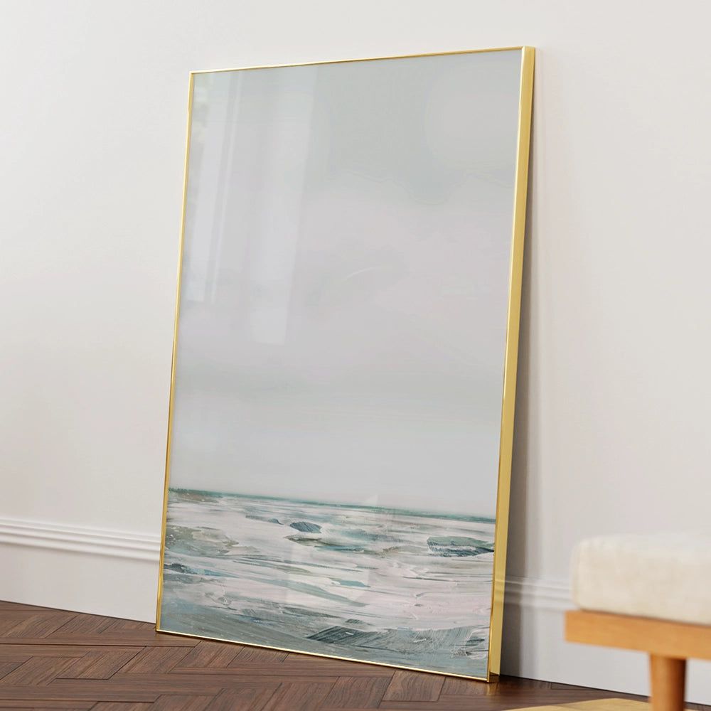 White Day Canvas Abstract Art - XS / Matte Paper / Rolled Art - Nook At You
