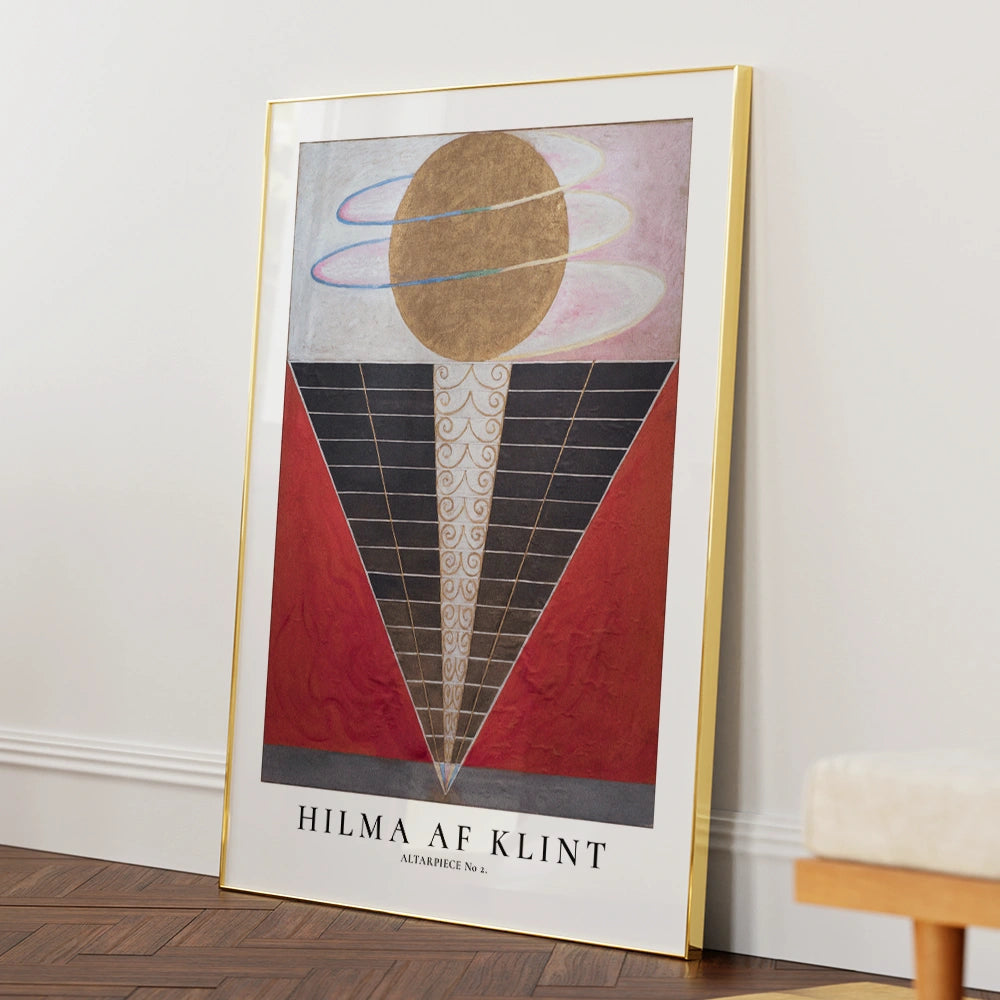 Hilma Af Klint - Altarpiece No 2 Exhibition Poster For Living Room - XS / Matte Paper / Rolled Art - Nook At You