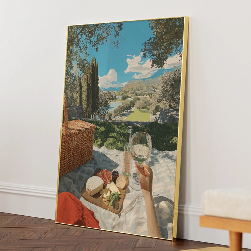 Slow Afternoon  Dining Room Wall Art Print - XS / Matte Paper / Rolled Art - Nook At You