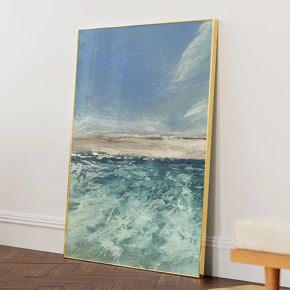 Quiet Tide 1 Landscape Wall Art Poster - XS / Matte Paper / Rolled Art - Nook At You