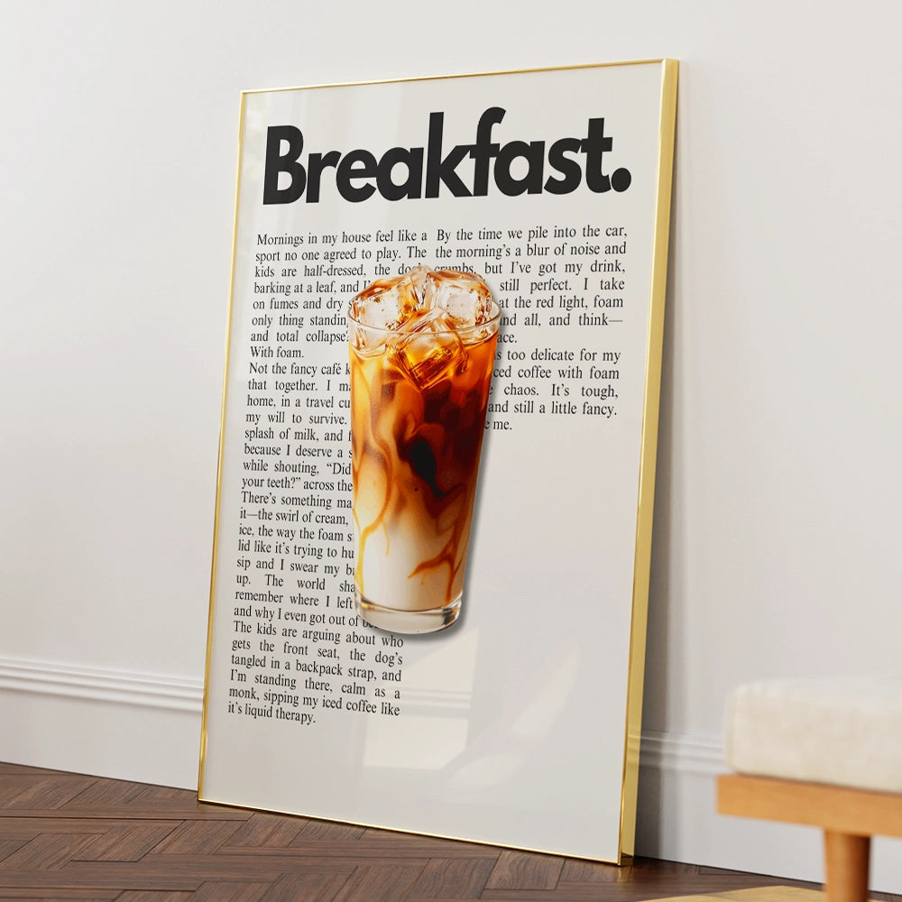 Caffeinated Survival Dining Room Wall Art Print - XS / Matte Paper / Rolled Art - Nook At You