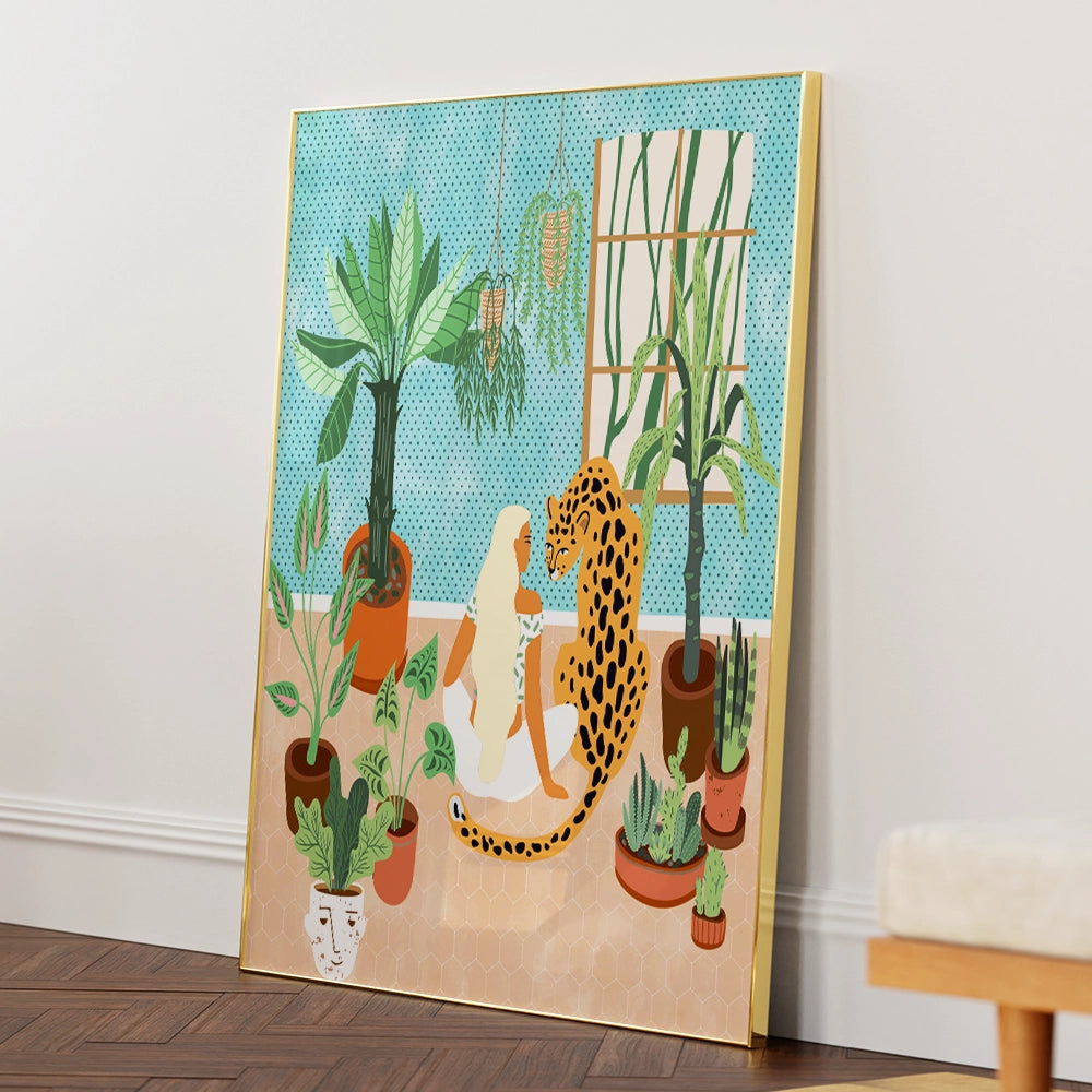 Urban Jungle Boho Art Design - XS / Matte Paper / Rolled Art - Nook At You