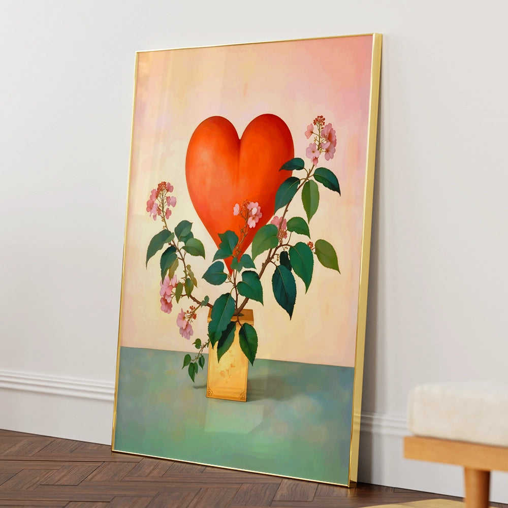 Valentine's Day Gift Botanical Wall Poster - XS / Matte Paper / Rolled Art - Nook At You
