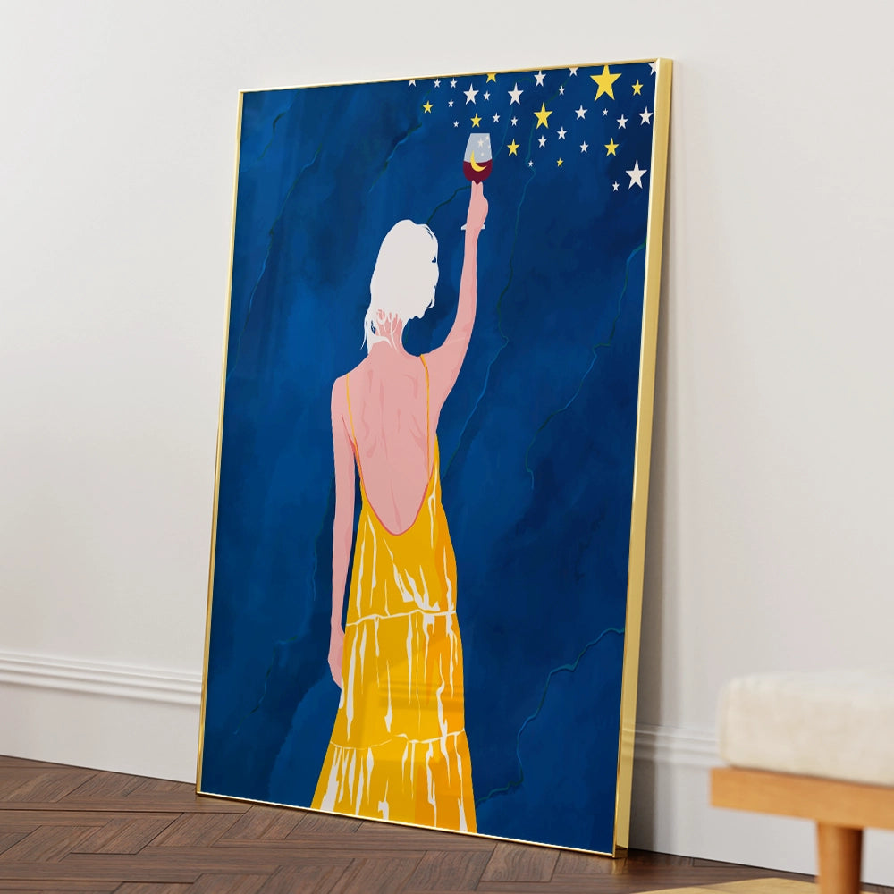 Pour Me Some Magic Boho Wall Art Print - XS / Matte Paper / Rolled Art - Nook At You