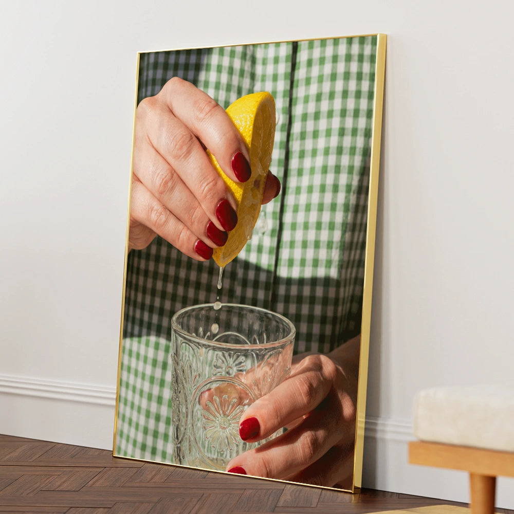 Citrus Squeeze Refresh Photography Wall Art - XS / Matte Paper / Rolled Art - Nook At You