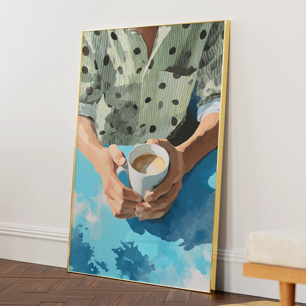 First Sip Gourmet Wall Art - XS / Matte Paper / Rolled Art - Nook At You