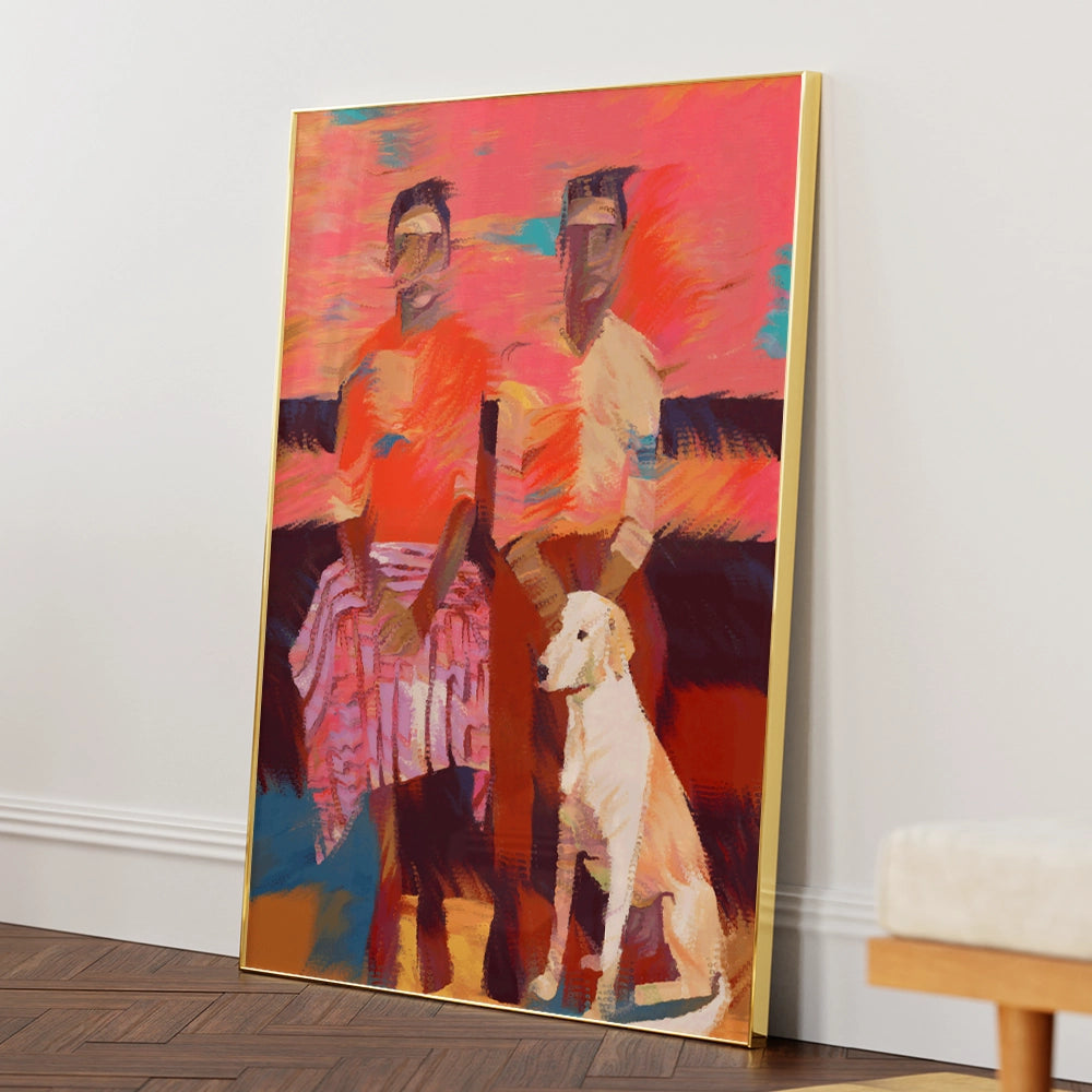 Companion Women Illustration Poster - XS / Matte Paper / Rolled Art - Nook At You