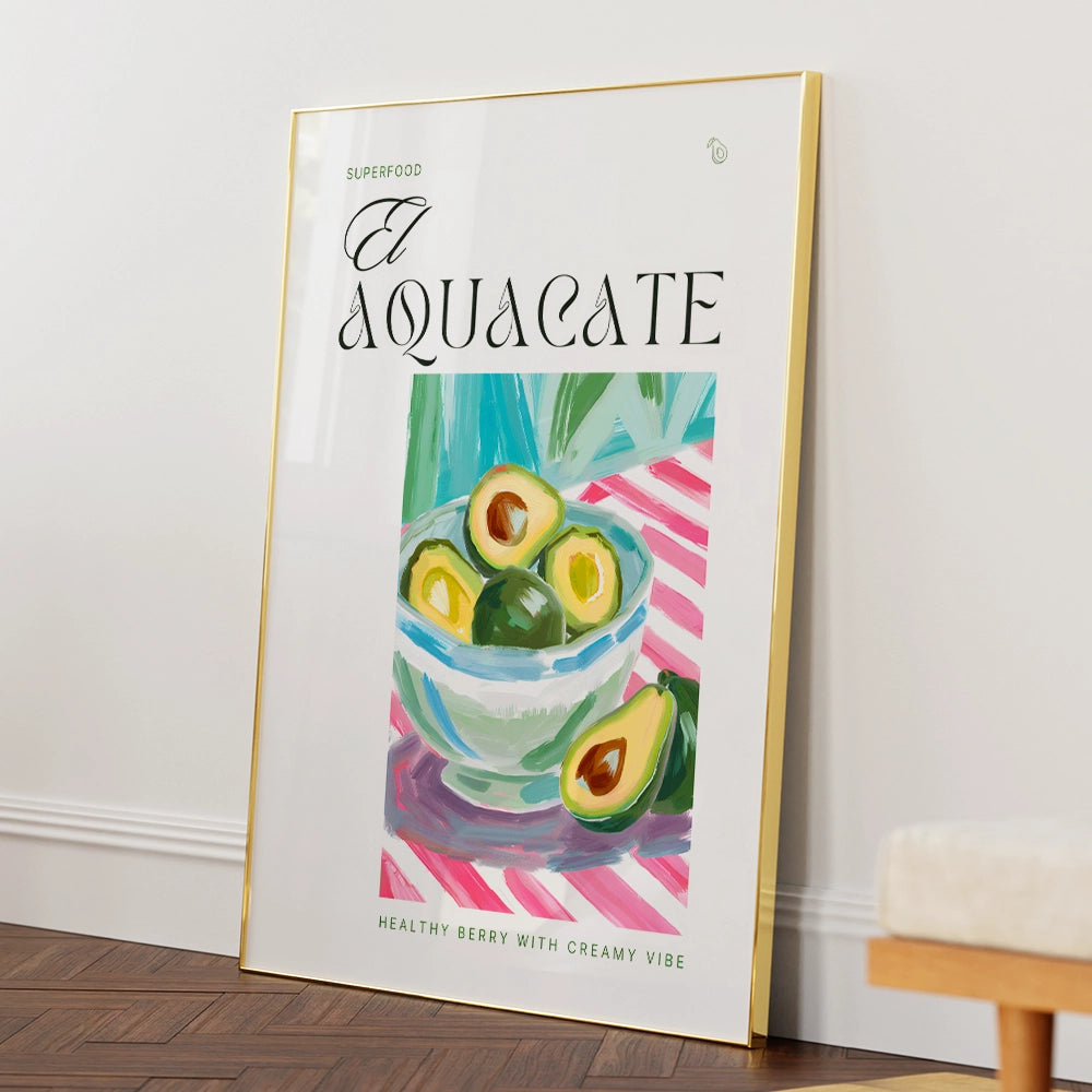 The Avocado Gourmet Canvas Art Print - XS / Matte Paper / Rolled Art - Nook At You