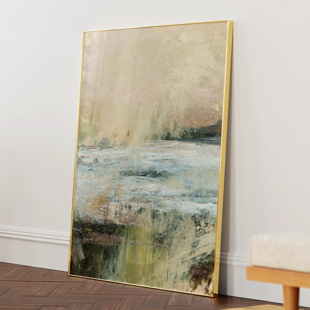 Langstone Abstract Wall Art - XS / Matte Paper / Rolled Art - Nook At You