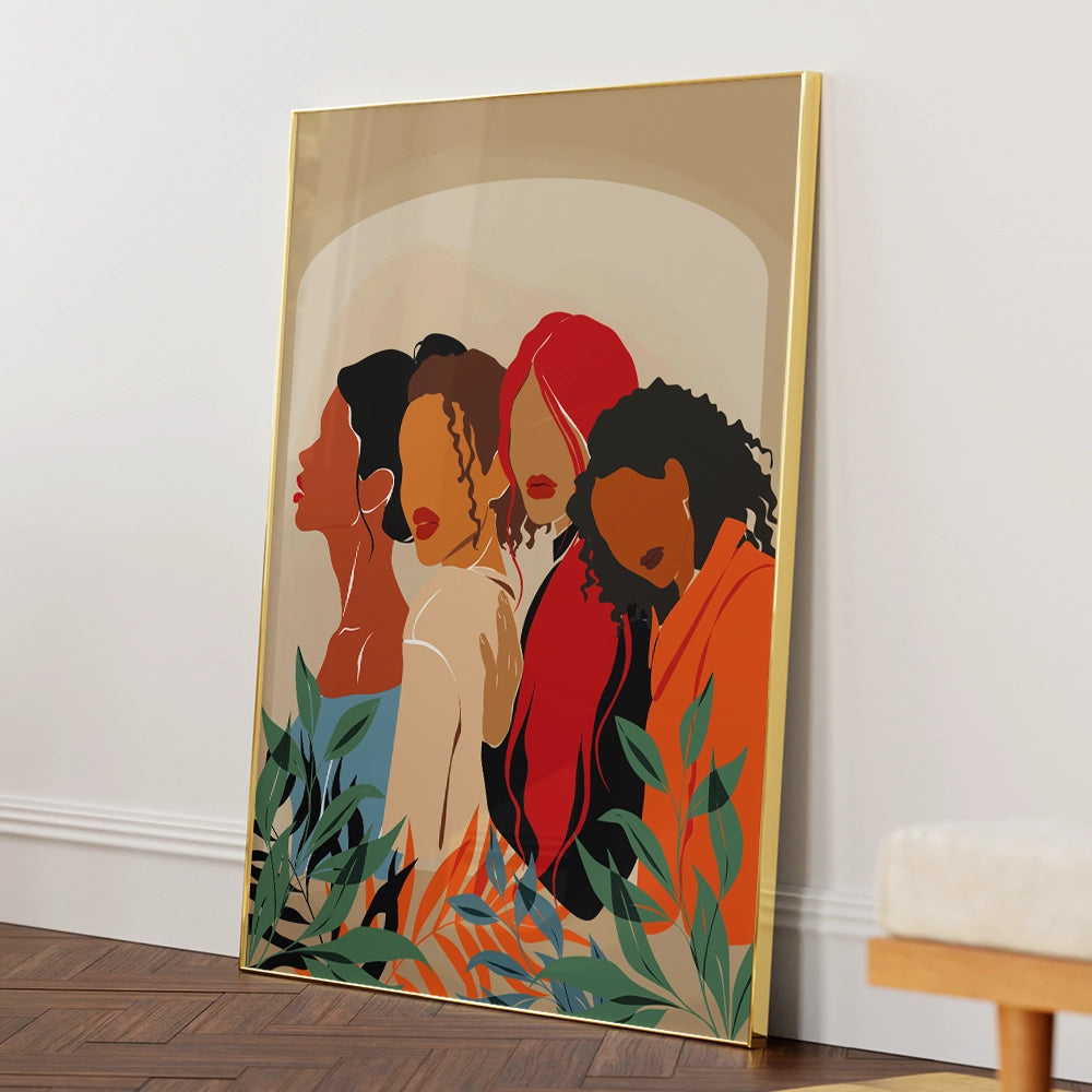 Sisterhood - XS / Matte Paper / Rolled Art - Nook At You