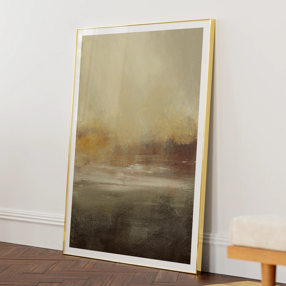 Sleepy Mist Abstract Painting - XS / Matte Paper / Rolled Art - Nook At You