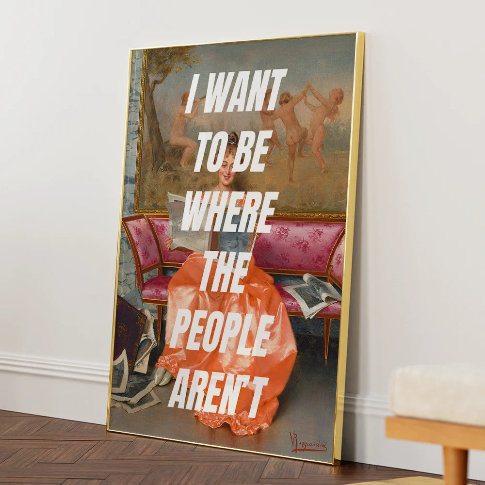 Solitude's Wish Statement Wall Art - XS / Matte Paper / Rolled Art - Nook At You