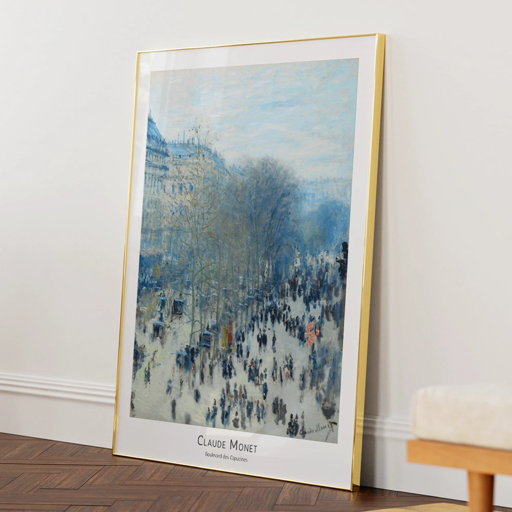 Monet - Boulevard des Capucines Exhibition Wall Art - XS / Matte Paper / Rolled Art - Nook At You
