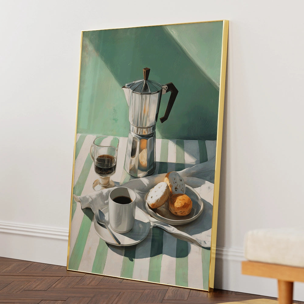 Morning Ritual - Dining Room Wall Art - 5XL / Canvas / Rolled Art - Nook At You
