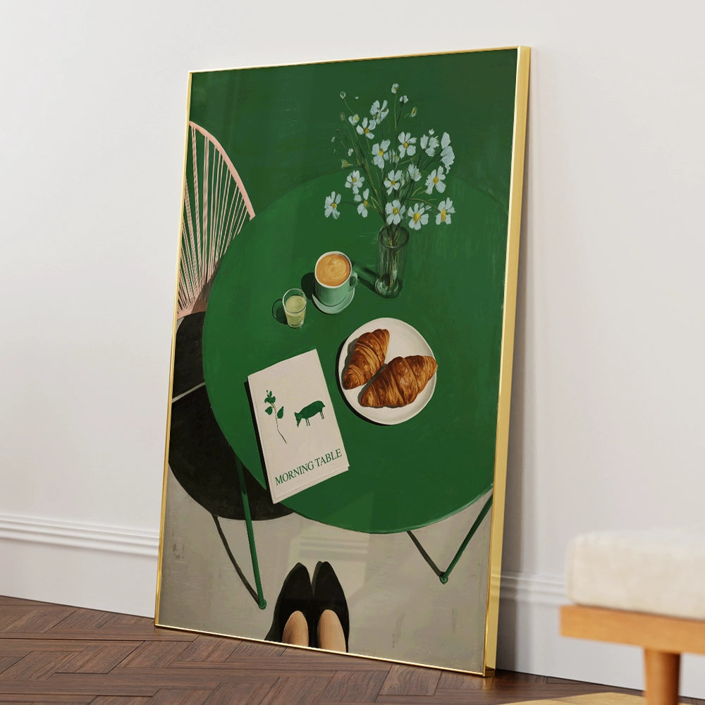 Morning Table Dining Room Wall Art - XS / Matte Paper / Rolled Art - Nook At You