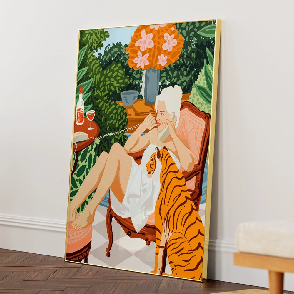 Gossip Boho Wall Art Print - XS / Matte Paper / Rolled Art - Nook At You
