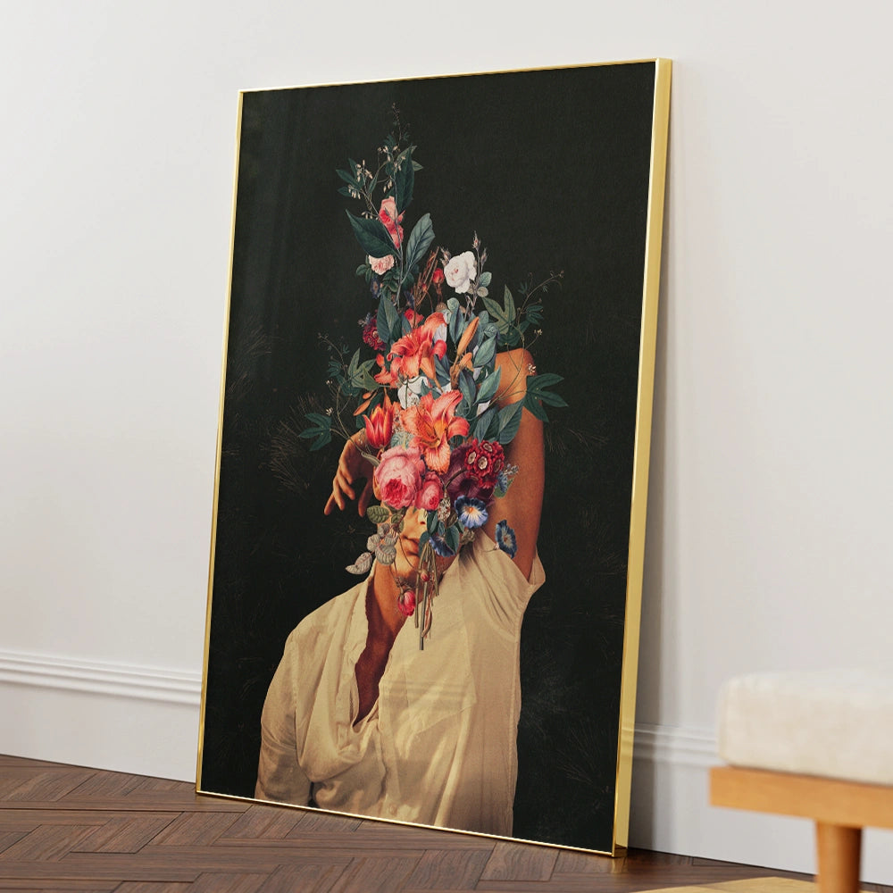 Roses Bloomed Everytime I Thought of You Botanical Flower Print - XS / Matte Paper / Rolled Art - Nook At You
