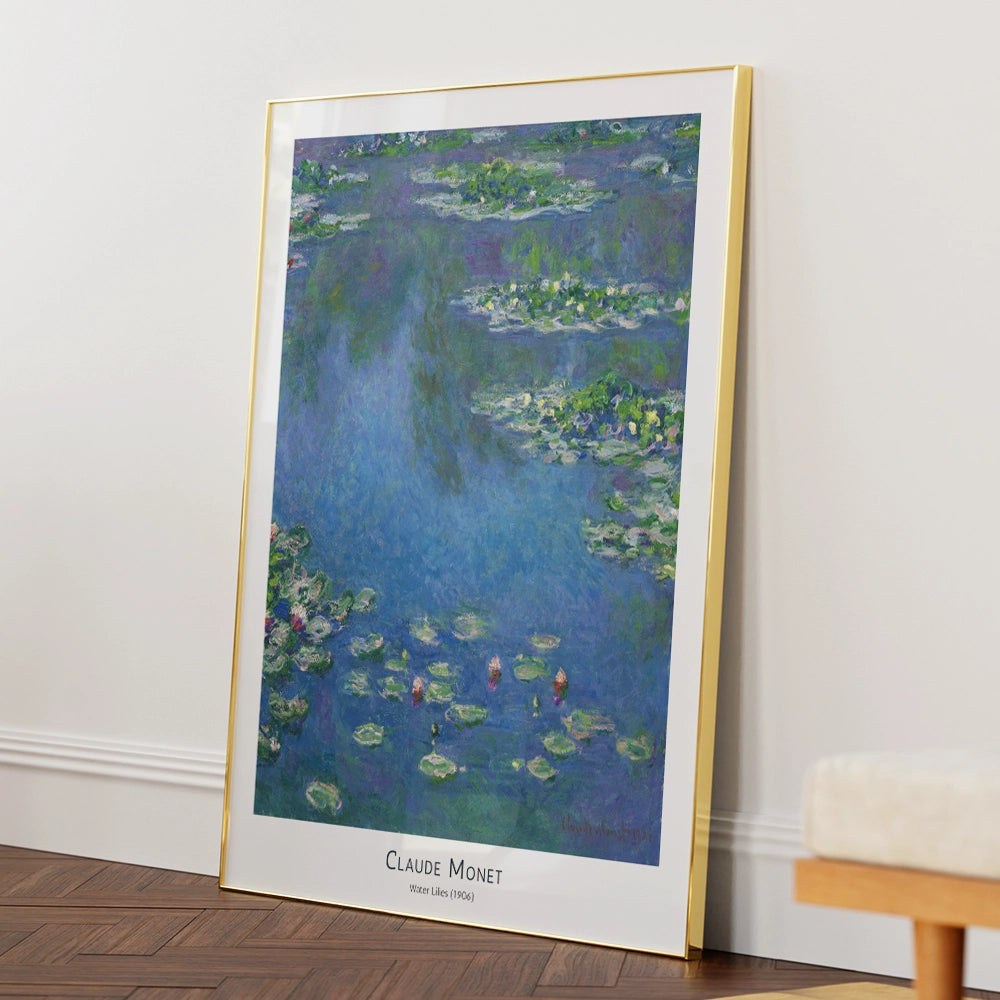 Monet - Water Lilies Exhibition Wall Art Print - XS / Matte Paper / Rolled Art - Nook At You