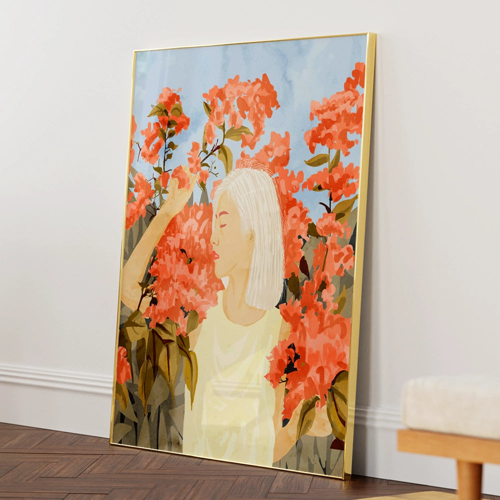 Summer Soul Women Illustration Art Poster - XS / Matte Paper / Rolled Art - Nook At You