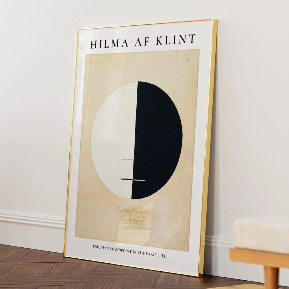 Hilma Af Klint - Buddhas Standpoint In Early Life Living Room Exhibition Poster - XS / Matte Paper / Rolled Art - Nook At You