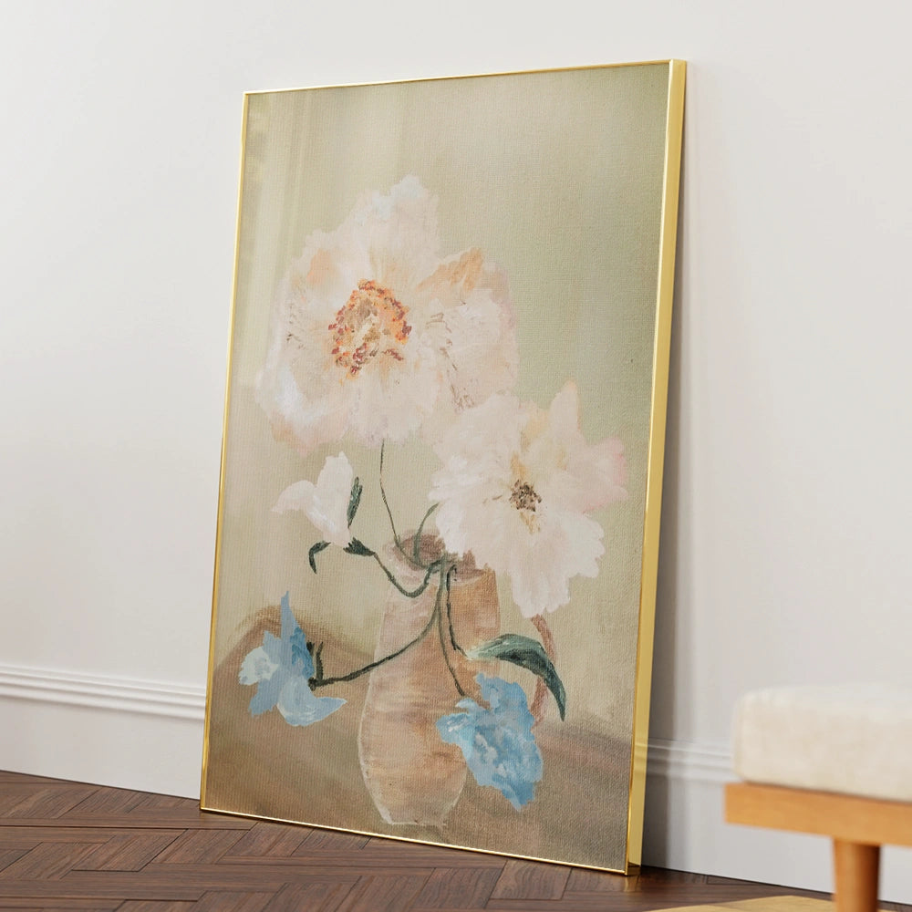 Delicate Floral Still Life Botanical Art Poster - XS / Matte Paper / Rolled Art - Nook At You