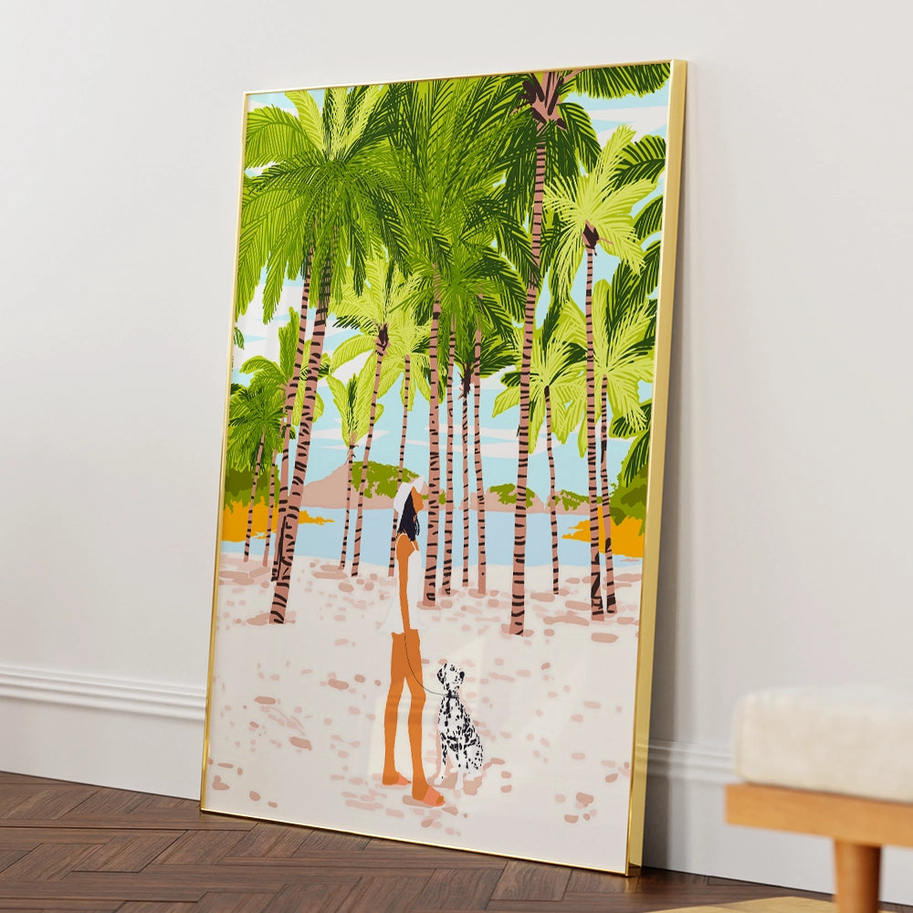 The Happy Spots Boho Painting On Wall - XS / Matte Paper / Rolled Art - Nook At You