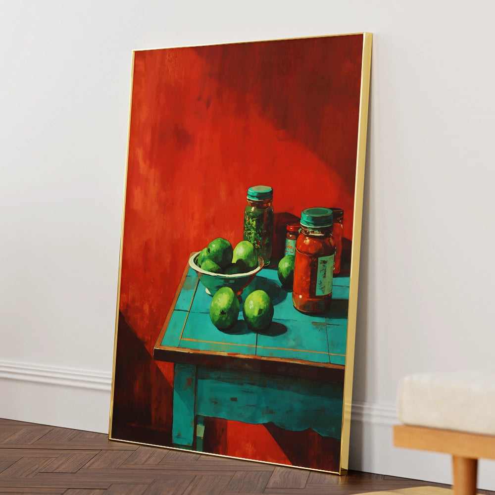 Pickle Jar Gourmet Wall Art Print - XS / Matte Paper / Rolled Art - Nook At You