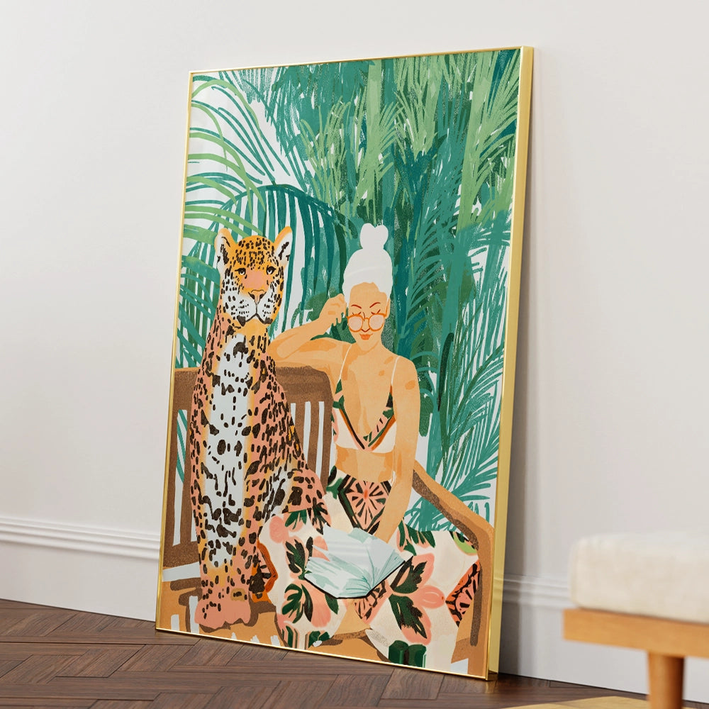 Jungle Vacay Flavour Two - Boho Canvas Painting - XS / Matte Paper / Rolled Art - Nook At You