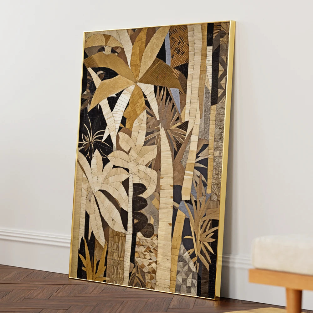 Tropical Tapestry Botanical Wall Art Poster for Living Room - XS / Matte Paper / Rolled Art - Nook At You