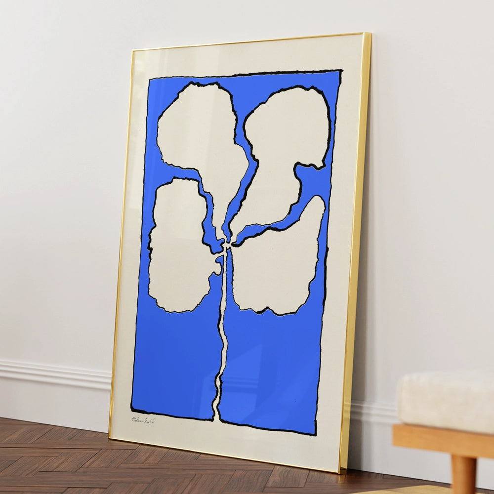 Lilic Flower Abstract Art Poster - XS / Matte Paper / Rolled Art - Nook At You