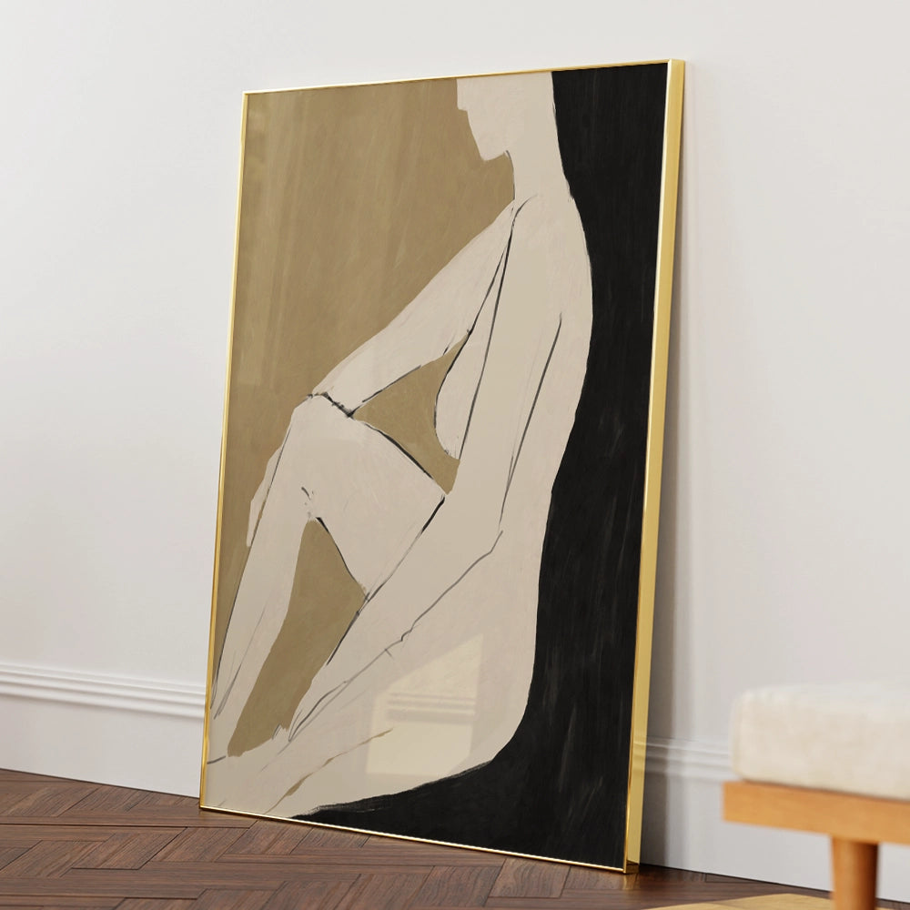 Chill Abstract Wall Art Painting - XS / Matte Paper / Rolled Art - Nook At You
