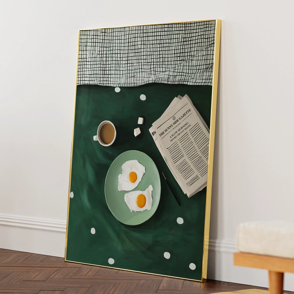 Sunny Side – Gourmet Wall Prints - XS / Matte Paper / Rolled Art - Nook At You