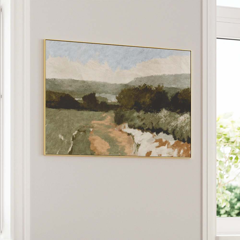 Olive Skies Horizontal Landscape Wall Art - XS / Matte Paper / Rolled Art - Nook At You