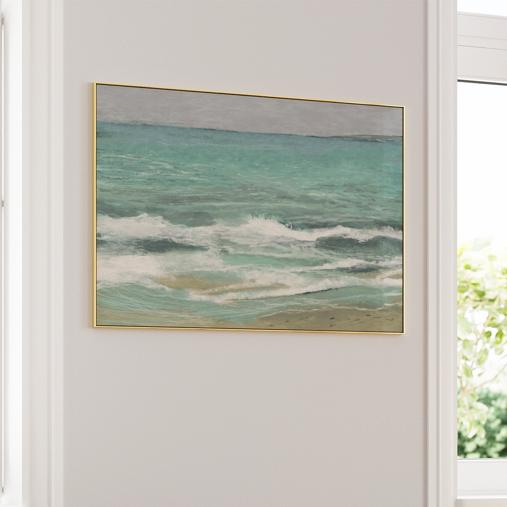 East Bank Waves Landscape Wall Art - XS / Matte Paper / Rolled Art - Nook At You