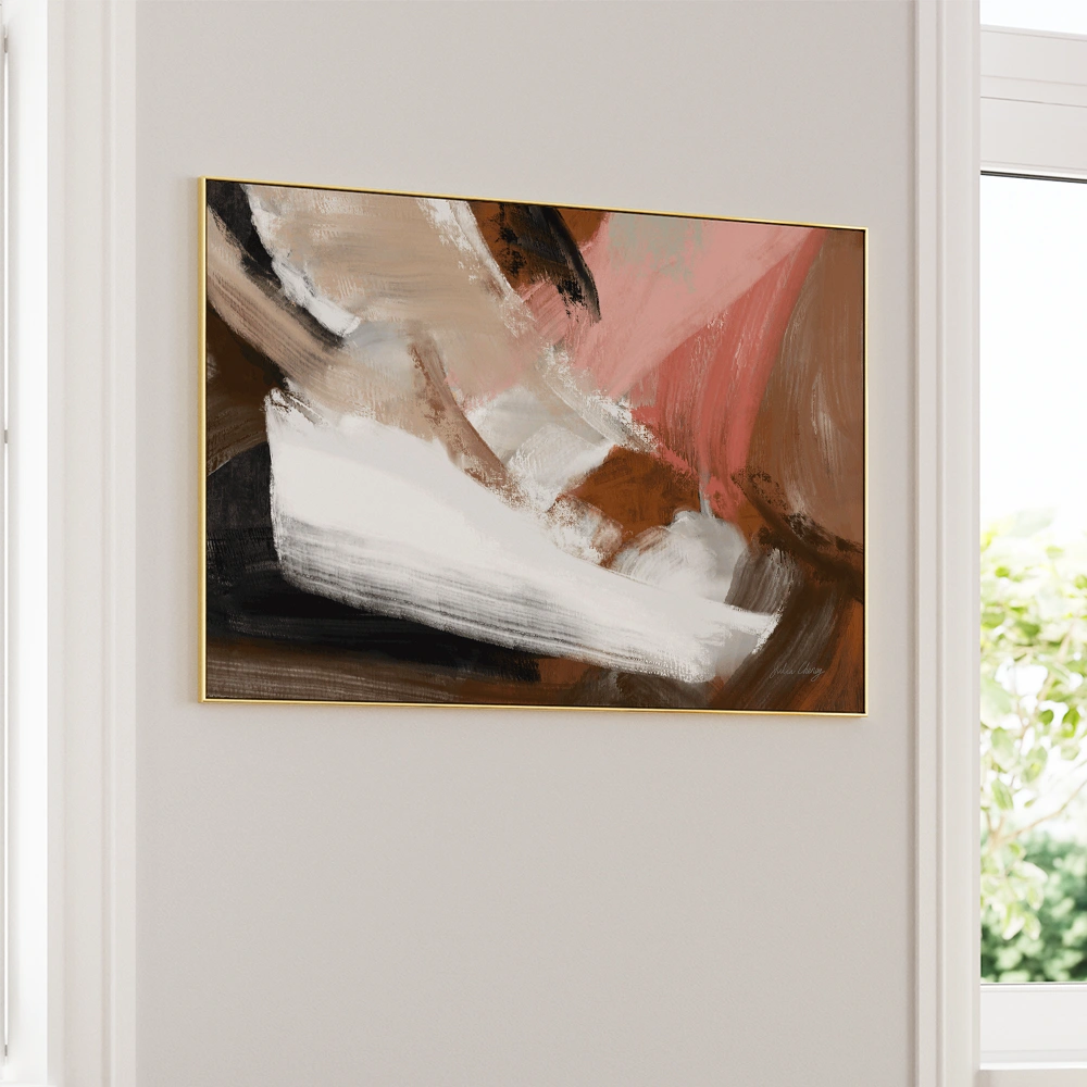 Maison Terre Large Abstract Art For Living Room - XS / Matte Paper / Rolled Art - Nook At You