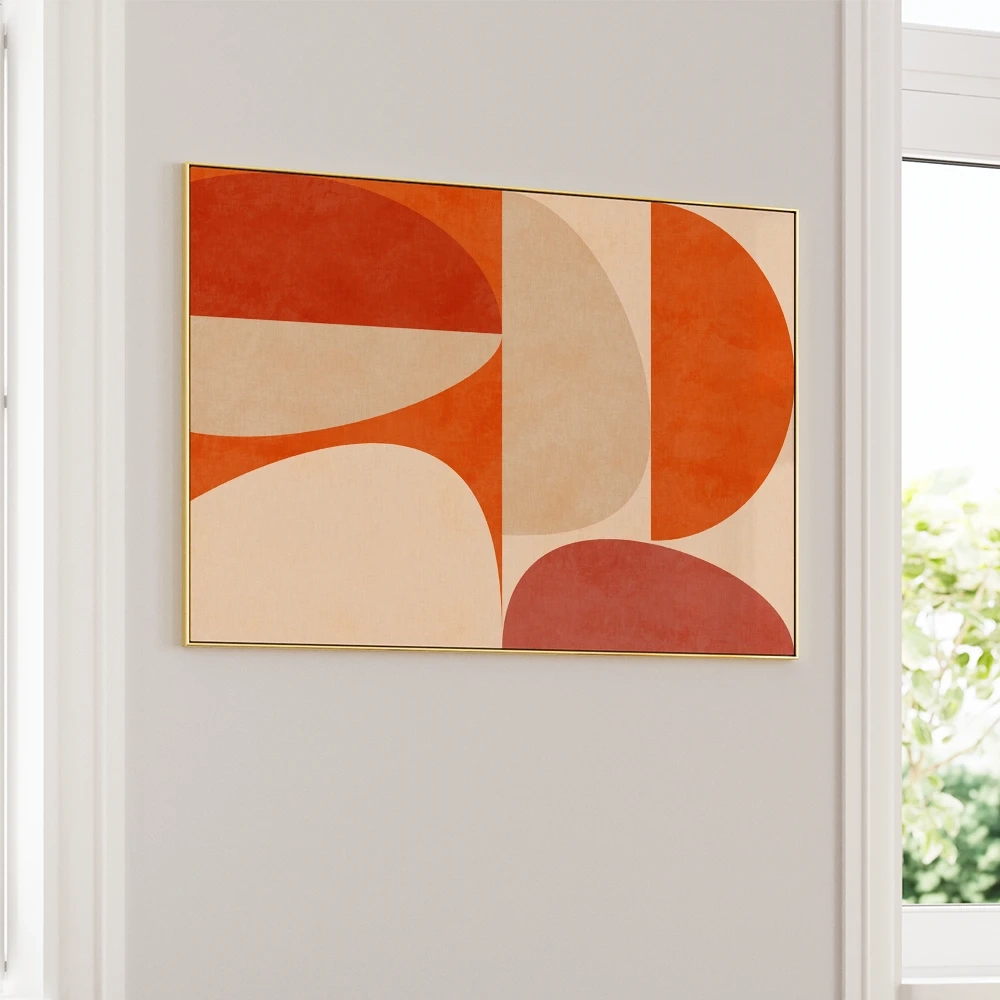 Autumn Mid Century Earthy 4 Abstract Wall Art Poster - XS / Matte Paper / Rolled Art - Nook At You