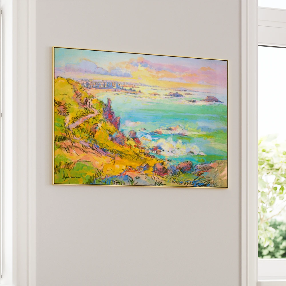 West View Coastal Landscape Print - XS / Matte Paper / Rolled Art - Nook At You
