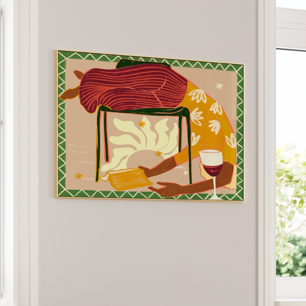 Is It Weekend Yet Playful Boho Art - XS / Matte Paper / Rolled Art - Nook At You