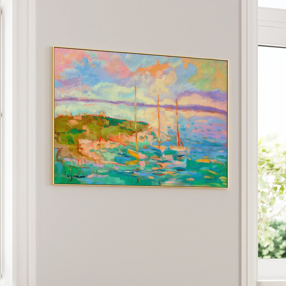 Serene Evening Landscape Poster - XS / Matte Paper / Rolled Art - Nook At You