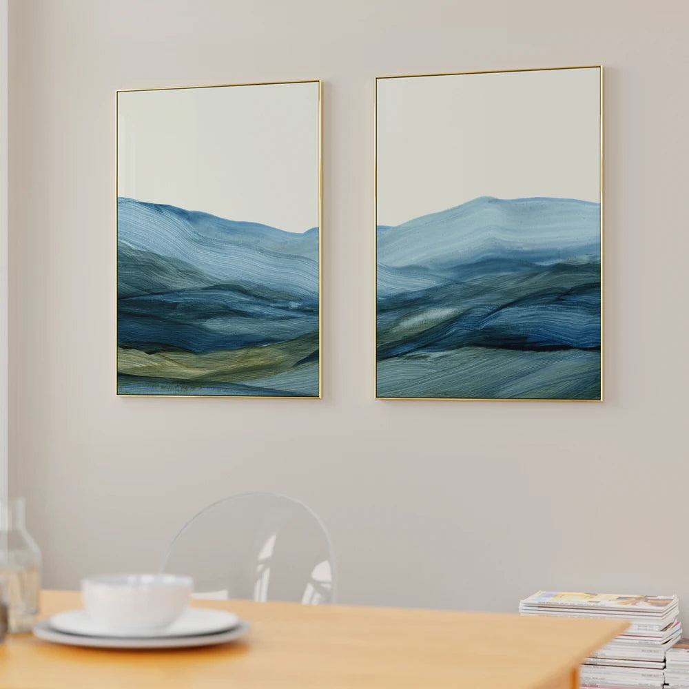 Ebb & Flow Set of 2 - XS / Matte Paper / Rolled Art - Nook At You