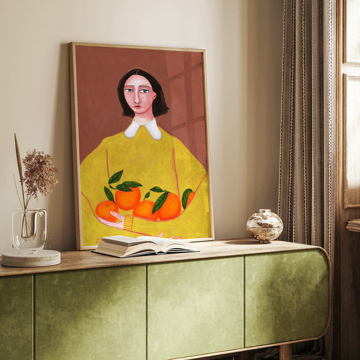 Lady with Oranges