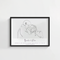 Personalized Line Art - Affection