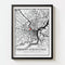 Map Art - White - Classic
