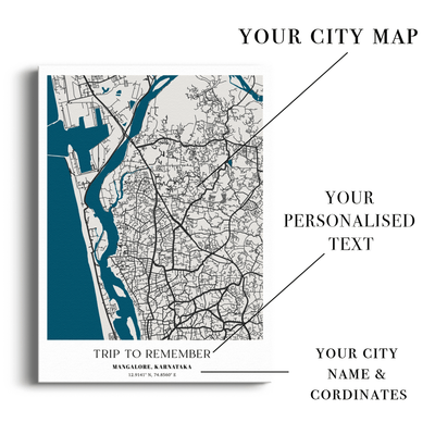 Map Art - Midnight Metropolis